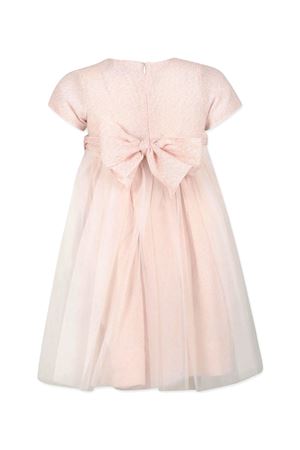 Pink cotton blend and gold lurex dress LITTLE BEAR KIDS | 7205ROSA